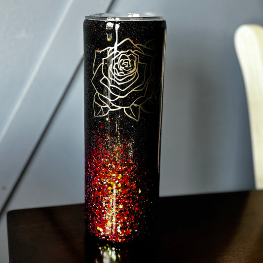 20 oz gold rose Tumbler